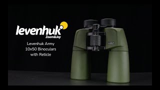 Levenhuk Army 10x50 Binoculars with Reticle – Promotional Video