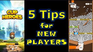 Cup Heroes: 5 tips for New players (Mobile game) walkthrough/guide