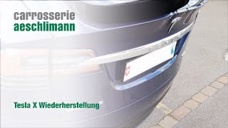 Carrosserie Aeschlimann – Tesla X Wiederherstellung