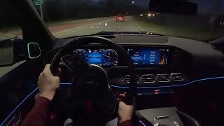 2021 Mercedes Maybach GLS600   POV Night Drive Binaural Audio