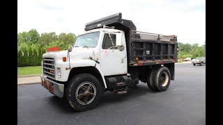 1987 International Single Axle Dump Truck Online at Tays Realty \u0026 Auction, LLC