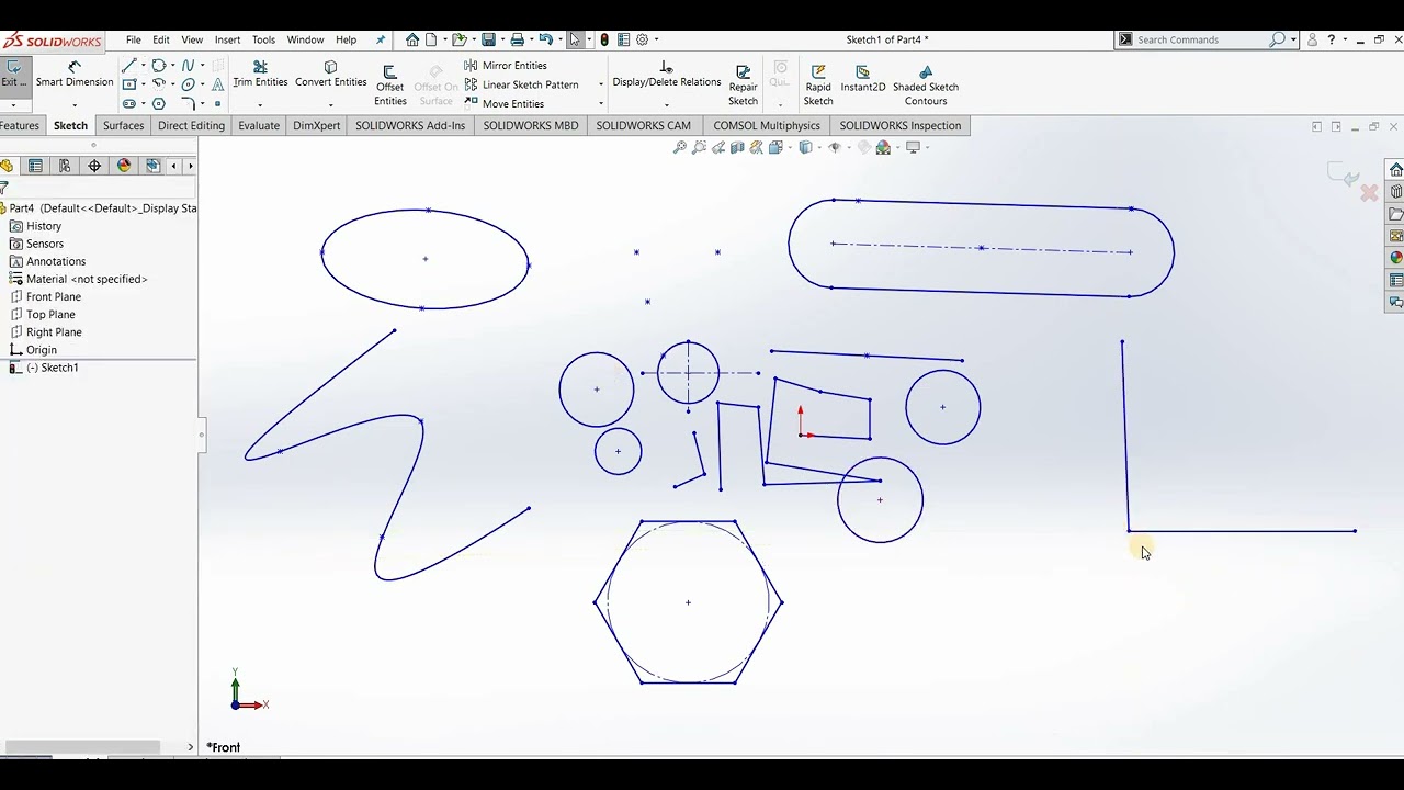 Solidwork Sketch Youtube Solidwork Sketch Youtube