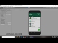 Whatsapp clone (made in the unity engine)