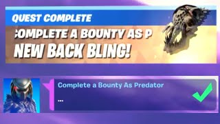 Complete A BOUNTY AS PREDATOR! Easy Way to Complete Bounty as Predator in Fortnite!