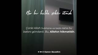 Əlhəmdulilləh / Ramin Mütəllim Allah Onu qorusun