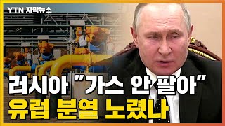 [자막뉴스] "가스 안 팔아" 공급 중단한 러시아...유럽 분열 노렸나? / YTN