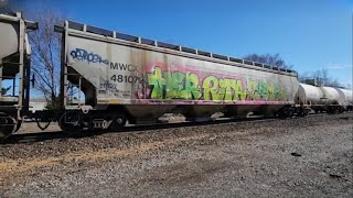 2/26/25 Canadian National Stall Out-Ore Train \u0026 Illinois Central Death Star! #railfanning