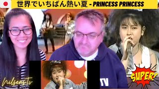 🇩🇰NielsensTv REACTS TO 🇯🇵世界でいちばん熱い夏 - PRINCESS PRINCESS💕