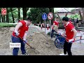 hapetoys volunteer activity “sandpit cleaning” activity