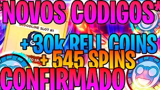 CORRE!! ULTIMO CHANCE DO Evento DO CÓDIGO 30K *RELL COINS* E 547 SPINS CONFIRMADO SHINDO LIFE