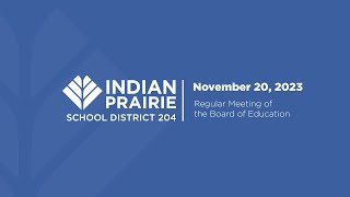 Board of Education Meeting 11/20/2023