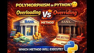 Overloading vs Overriding in Python | Runtime vs Compile-Time Polymorphism 💡