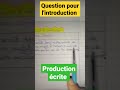 question pour le plan simple#production écrite#كتابة موضوع إنشائي#production # texte argumentatif#