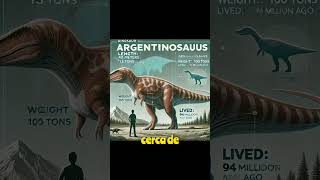 O MAIOR DINOSSAURO DO MUNDO #curiosidades #interessantes  #fatoscuriosos #animais #misterios