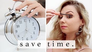 Save Time In Your MORNING ROUTINE - 2 Minute Makeup | Motivation Monday