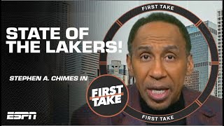 Stephen A. thinks the Lakers are an ABSOLUTE MESS! 😬 | First Take