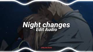 Night changes - One Direction [edit audio]
