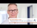 Dr. med. Markus Vogel, Chefarzt der Klinik für Kinder- und Jugendmedizin