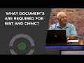 What Documents are Required for NIST and CMMC?