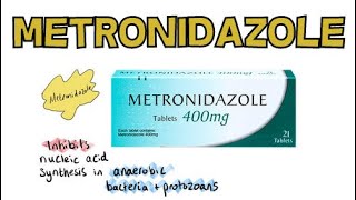 METRONIDAZOLE (Flagyl) EXPLAINED - MECHANISM,  SIDE EFFECTS, INTERACTIONS