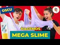 Sasha y @Oscurlod hacen un MEGA SLIME con 1000 voligomas 😱😱 ¡QUEDÓ ÉPICO! | Pegamente