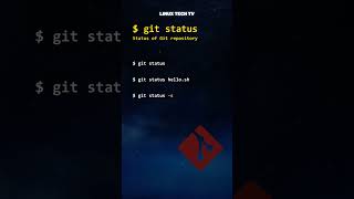 4. 📚🌱 learn git basics | git status @LinuxTechTV pro Git