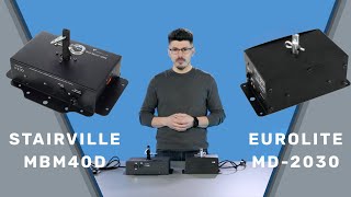 Comparatie  Eurolite MD-2030 vs Stairville MBM-40D | Motoare globuri de oglinzi