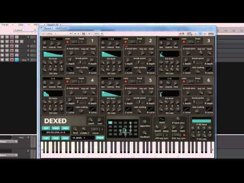 Dexed Open Source Dx7 Librarian Emulator Vsti Demo