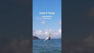 SPG Glide 220/1420 with wing jump…Beach start, dock start, Cheung Chau Island, Hong Kong