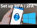 How to Set Up Microsoft Authenticator App & Multifactor Authentication / 2FA / MFA