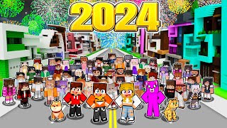 SYLWESTER 2024 na SMILELANDI ze WSZYSTKIMI w Minecraft!