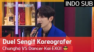 Duel Sengit Koreografer Chungha VS Dancer Kai EXO! 😎 #StreetWomanFighterKDanceBattle 🇮🇩INDOSUB🇮🇩