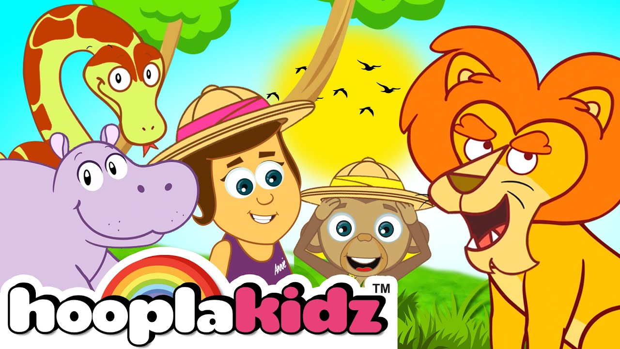Kids Songs And More The Jungle Song Hooplakidz Youtube