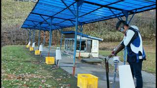 2021年11月10日　クレー射撃　射撃練習　久しぶりの射撃　ISSFセット　75m　トラップ射撃　crayshooting　trapshooting　来年から地方公式もセット変更