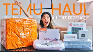 Temu Haul 2023 | Unboxing + Review, ALL FREE ITEMS, Is it Worth it? (Not sponsored)