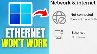 Fix Ethernet Not Working in Windows 11 – Step-by-Step Troubleshooting Guide (2026)
