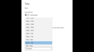 Resolução Ideal não aparece ? Resolvido !