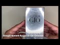 giorgio armani acqua di gio essenza unboxing tester