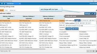 AngularJS AxGrid - Record editing modes