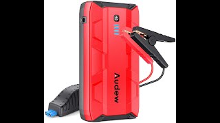 Audew 1000A Peak Portable Car Jump Starter - Unboxing