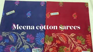 Meena cotton sarees online shopping 🛍 #cottonsarees #meenacotton #pagesinmydiary