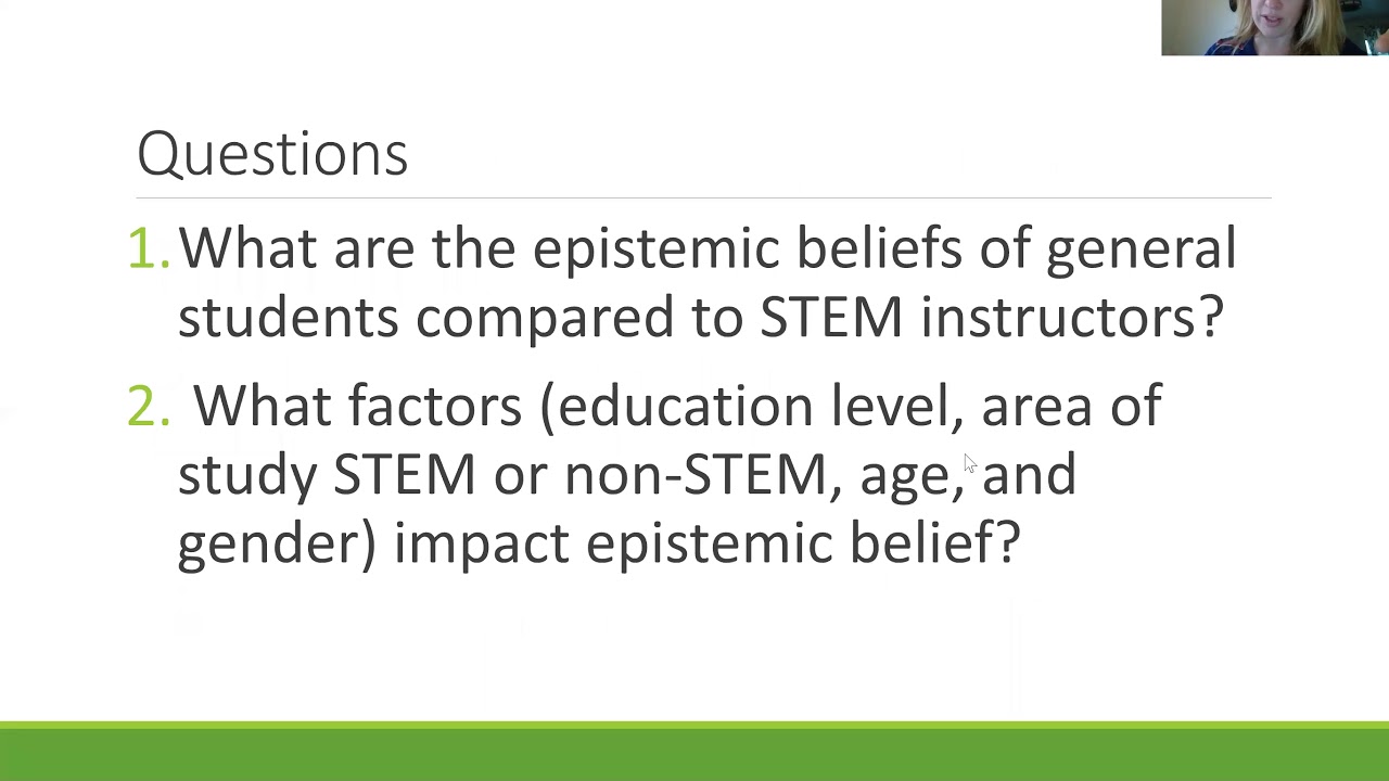Epistemic Belief Presentation Youtube