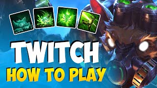 How to Play TWITCH ADC for Beginners | Twitch Guide Season 11 | League of Legends