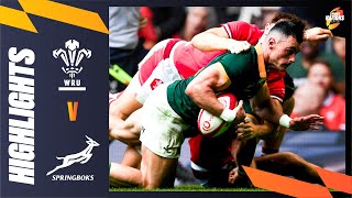 HIGHLIGHTS | Wales v South Africa | Summer Nations Series