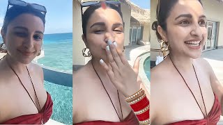 Parineeti chopra shares Maldives honeymoon cute video with Raghav Chadha