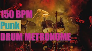 Punk - Drum Metronome Loop - 150 BPM