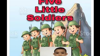 Five Little Soldiers With Action Songs For Kids। Nursery Rhymes With Lyrics....
