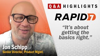 How @OfficialRapid7 Tackles Vulnerabilities with Smarter Solutions | #InterviewHighlights