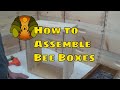 How to Assemble Bee Hive Boxes