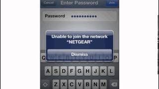 How to connect an iPod Touch, iPhone or iPad to a Wi-Fi router that is 'Unable to connect' in iOS